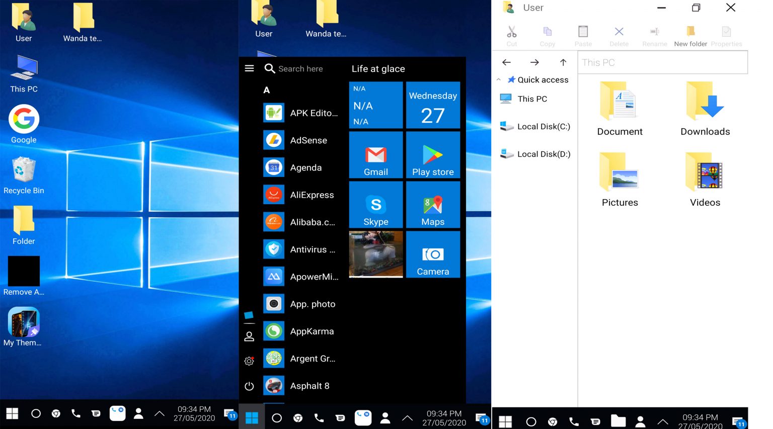 comment installer une application windows sur android