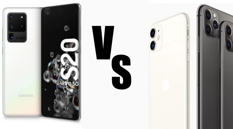 s 20 ultra vs iphone 11 pro max