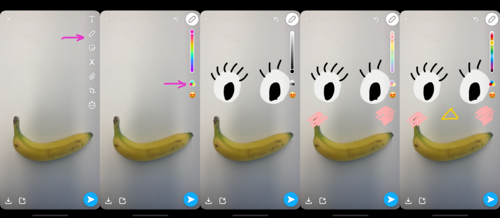 Comment dessiner avec des palettes de couleurs secrètes sur Snapchat ?