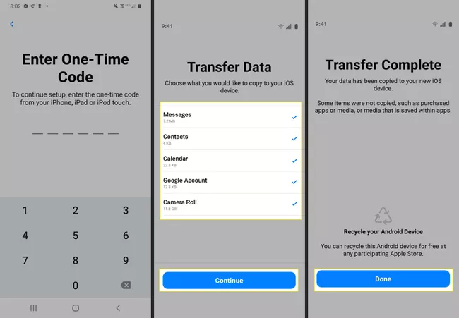 Comment transférer toutes les données de Android vers iPhone ou iPad gratuitement