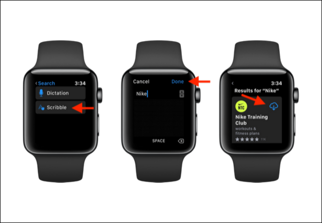 installer des applications sur Apple Watch
