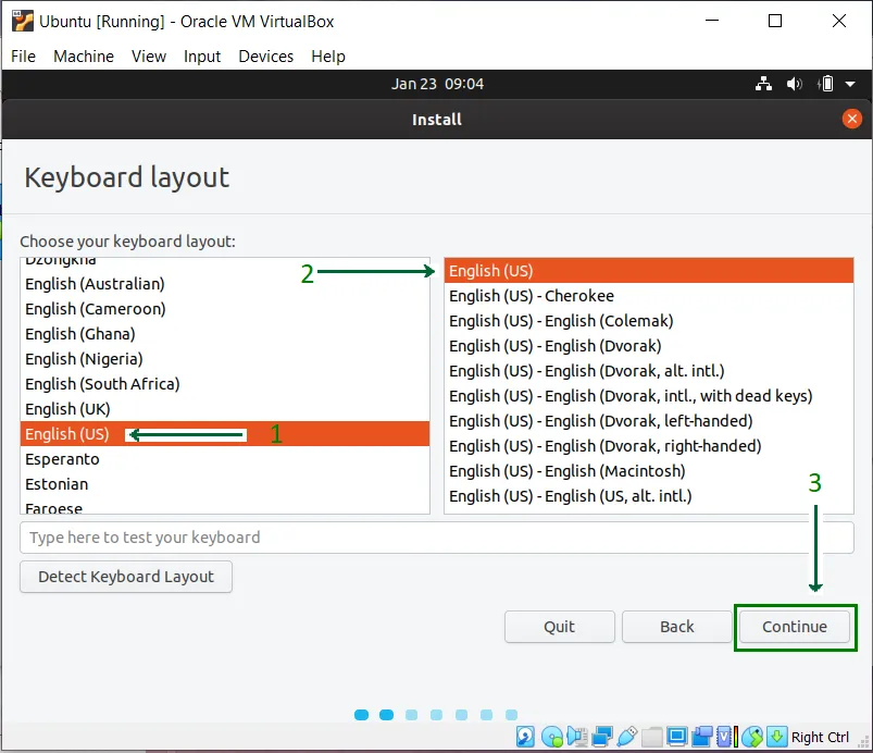 Installation de Ubuntu sur VirtualBox