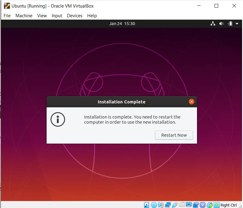 Installation de Ubuntu sur VirtualBox