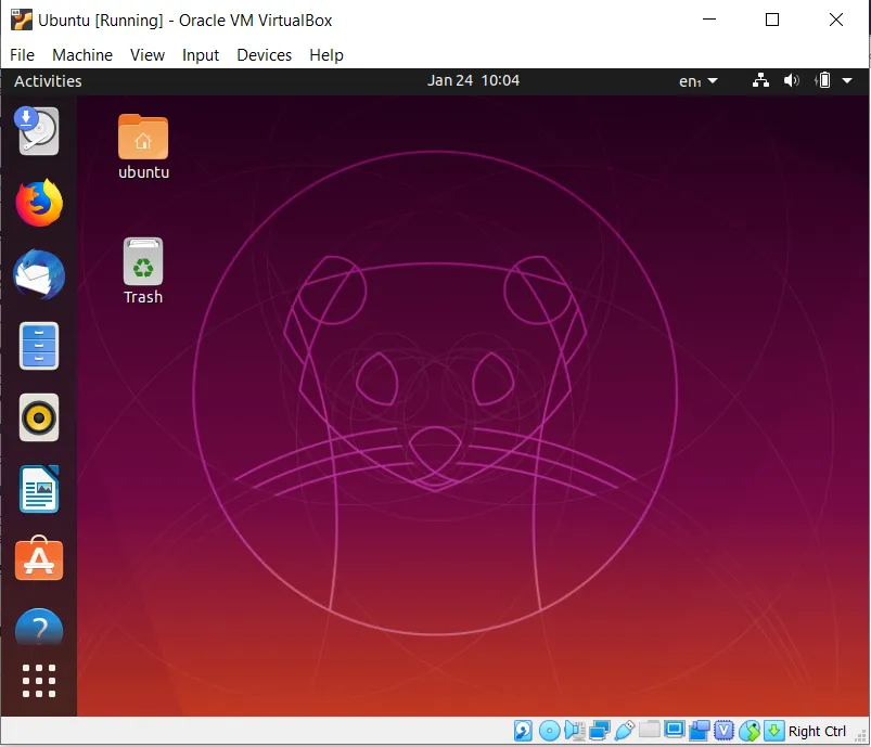 Installation de Ubuntu sur VirtualBox