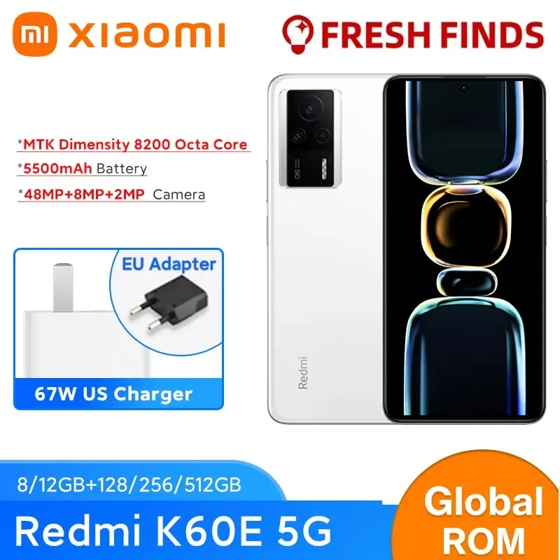 Xiaomi-Smartphone-Redmi-K60E-K60 Pourquoi le Redmi K60 est meilleur que le Redmi K60E ?