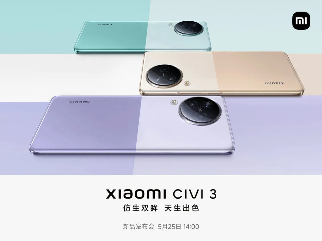 Design Xiaomi Civi 3
