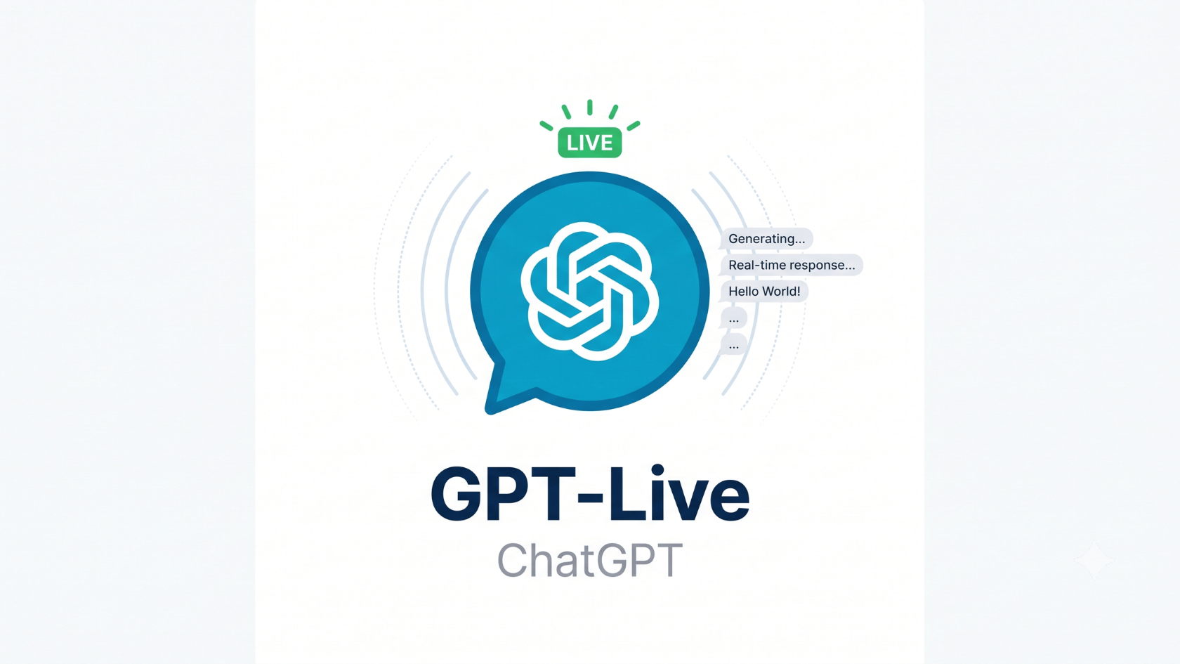 gpt-live GPT-Live : ChatGPT vous écoute et vous répond désormais en même temps