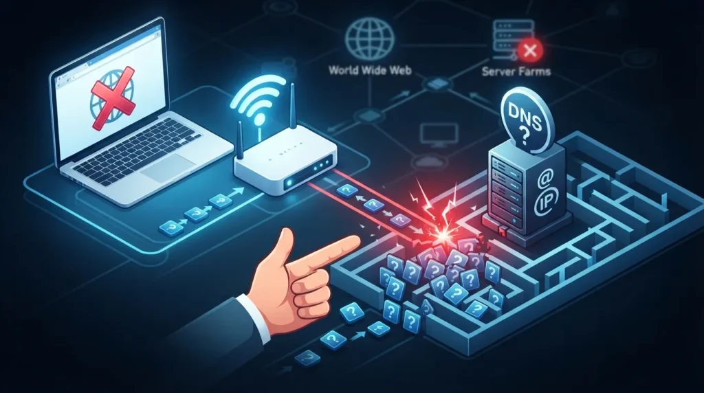 panne-2-1024x572 Wi-Fi connecté mais pas d'Internet : la checklist complète pour retrouver la connexion