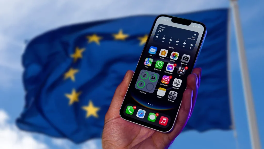 europe-iphone-dma-apple-1024x576 App Store : Apple baisse ses commissions en Europe pour solder le litige DMA