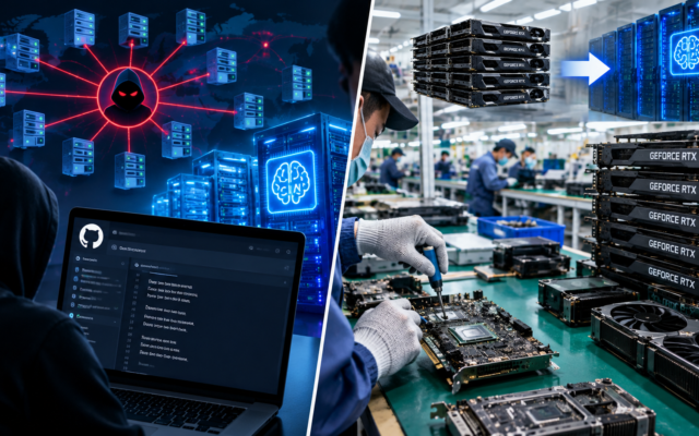 RTX 5090 : des usines chinoises démonteraient des cartes par milliers pour alimenter l&rsquo;IA