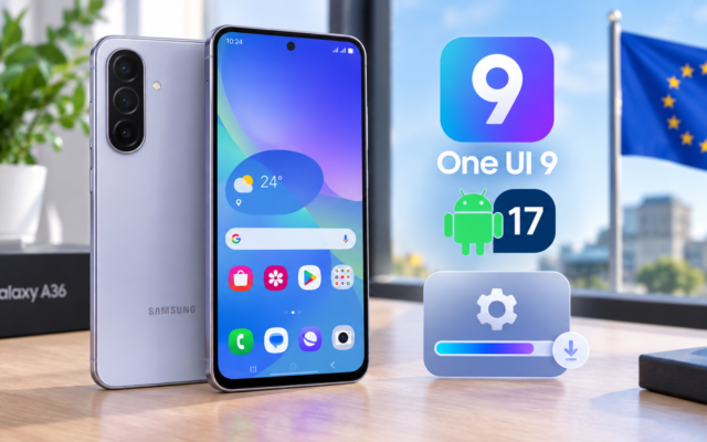 One UI 9 on Galaxy A36: the Android 17 update reaches Europe