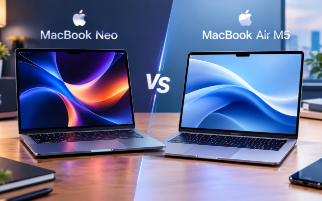 MacBook Neo vs MacBook Air M5: a €600 gap, which one to choose?