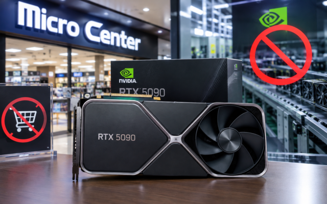 RTX 5090 Pulled From Micro Center Shelves as Production-Halt Rumors Grow