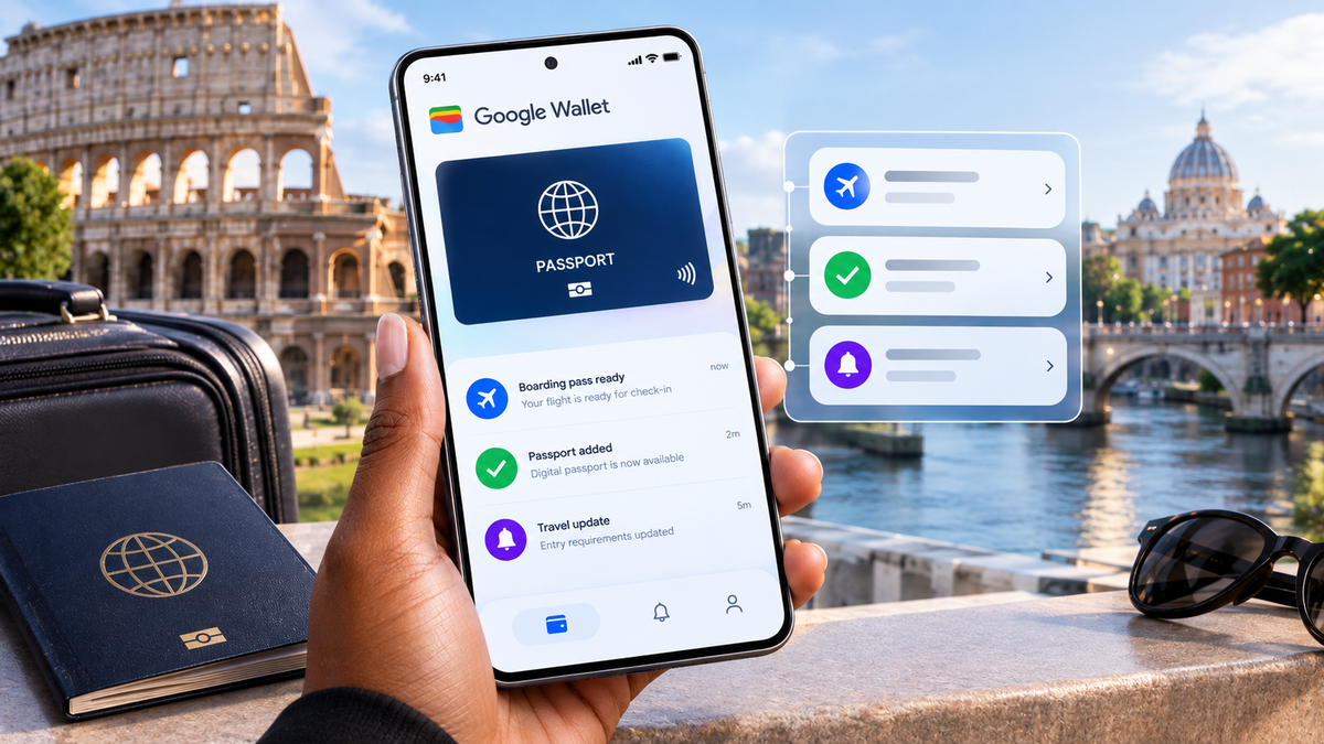 Google Wallet : le passeport numérique arrive en Italie et en Irlande, avec un fil de notifications