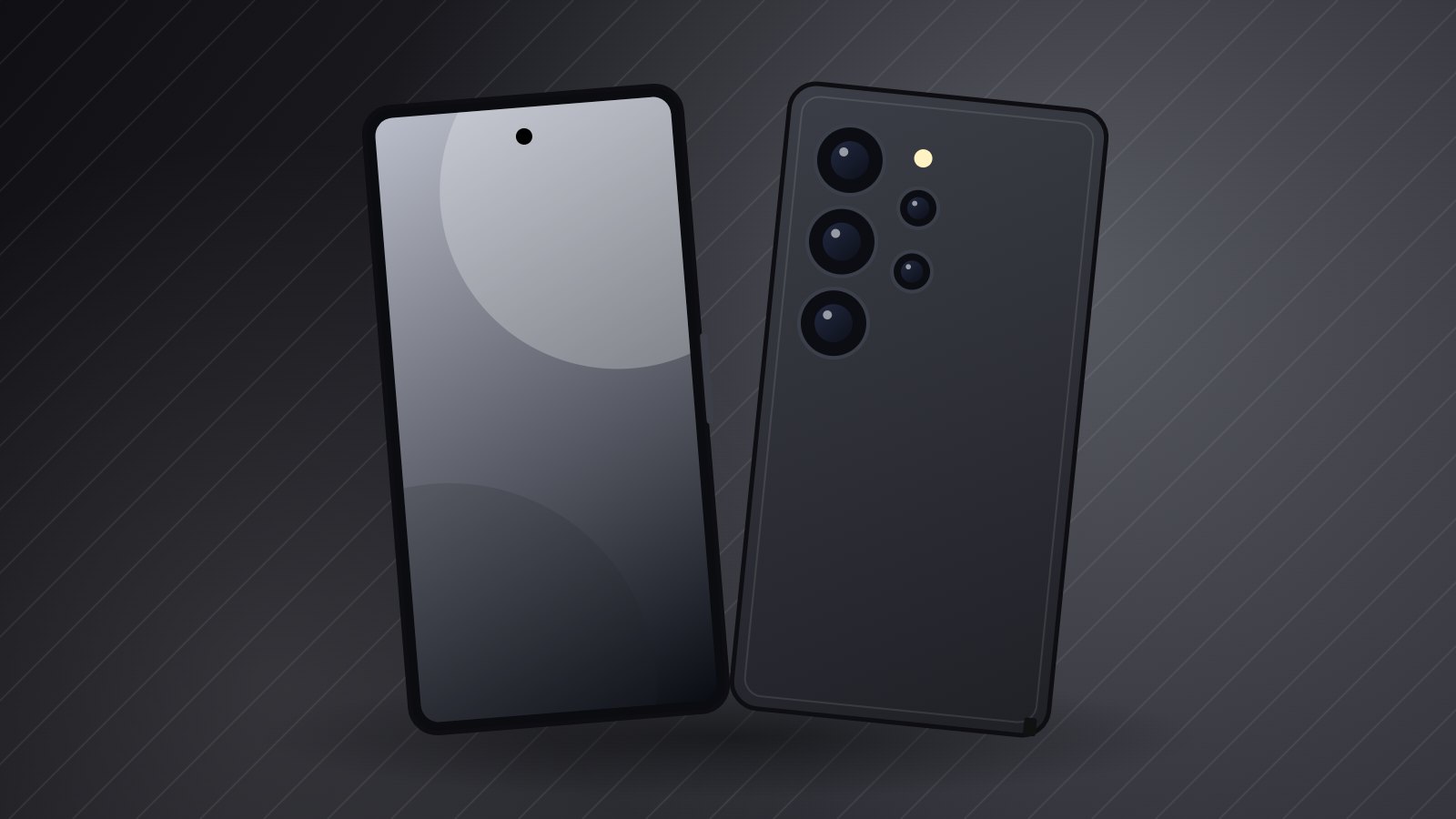 Illustration d'un grand smartphone à stylet pour la fiche du Galaxy S26 Ultra