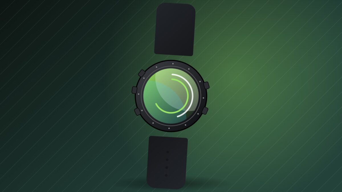 Illustrazione di un orologio GPS rotondo per il Garmin Fenix 9 Pro