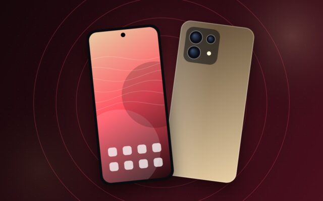 Illustrazione di uno smartphone fotografico per la scheda del Huawei Mate 80 Pro