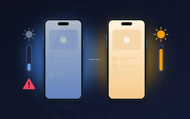 Deux iPhone 18 Pro côte à côte, l'un bleuté et terne, l'autre aux teintes chaudes