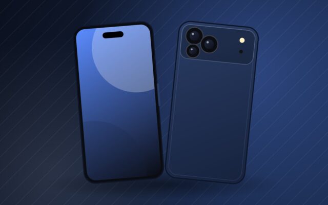Illustration of a large high-end smartphone for our iPhone 18 Pro Max specs page