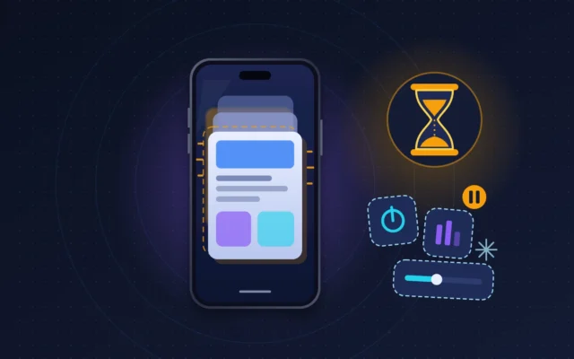 iPhone 18 Pro lent : cartes d'applications saccadées, sablier et widgets du centre de contrôle figés