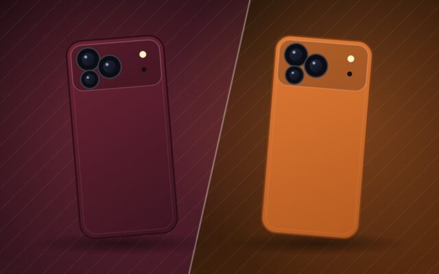 Illustration du comparatif iPhone 18 Pro vs iPhone 17 Pro, deux smartphones posés