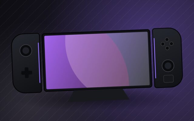 Illustration of a handheld gaming PC with detachable controllers, Legion Go 2 specs page
