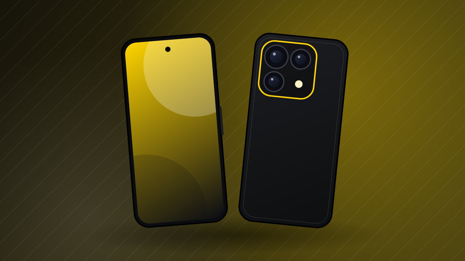Illustration d'un smartphone haut de gamme pour la fiche du Poco F9 Pro