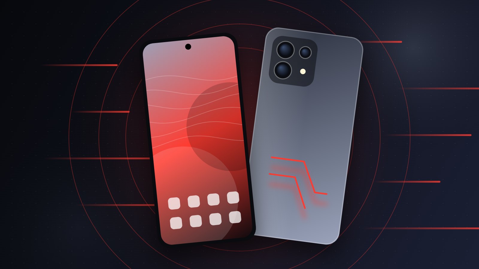 Illustration d'un smartphone gamer à refroidissement actif pour la fiche du RedMagic 11S Pro