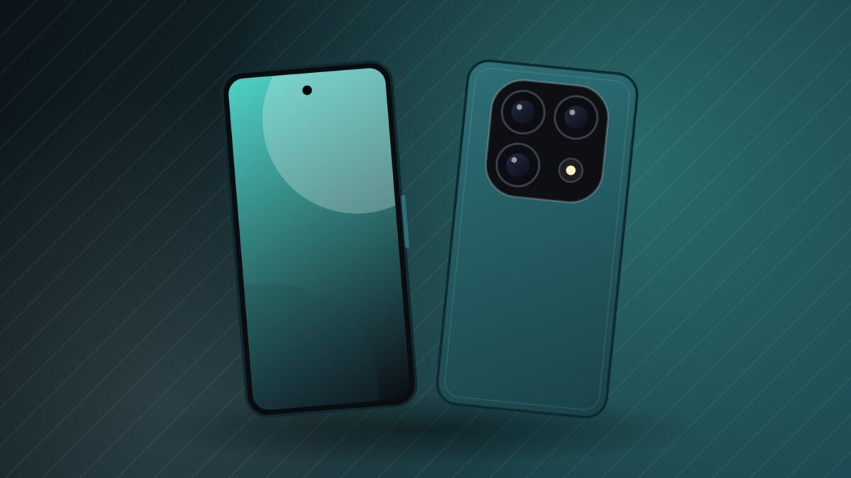 Illustration of a flat-screen smartphone for our Redmi Note 15 Pro 5G specs guide