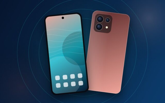 Illustrazione di uno smartphone per la scheda del Tecno Spark 50 Pro