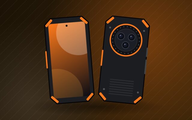 Illustration of a rugged smartphone for our Armor 34 Pro+ page
