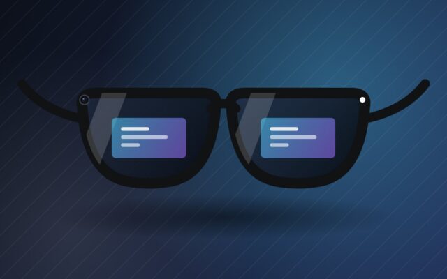 Illustration de lunettes de réalité augmentée pour la fiche des Xreal Aura